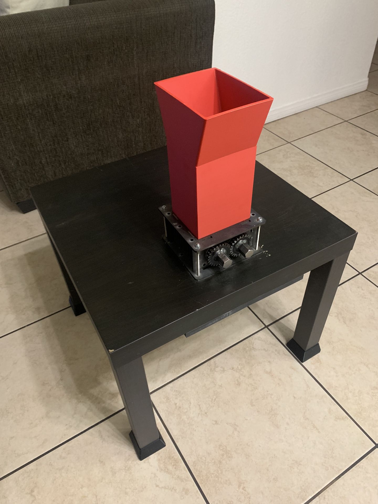 Custom Plastic Shredder Mini - Handcranked Shredder