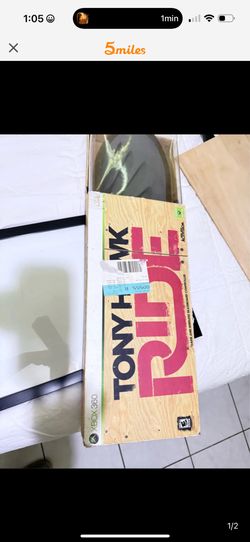 Xbox 360 Tony Hawk Ride Skateboarding Bundle 