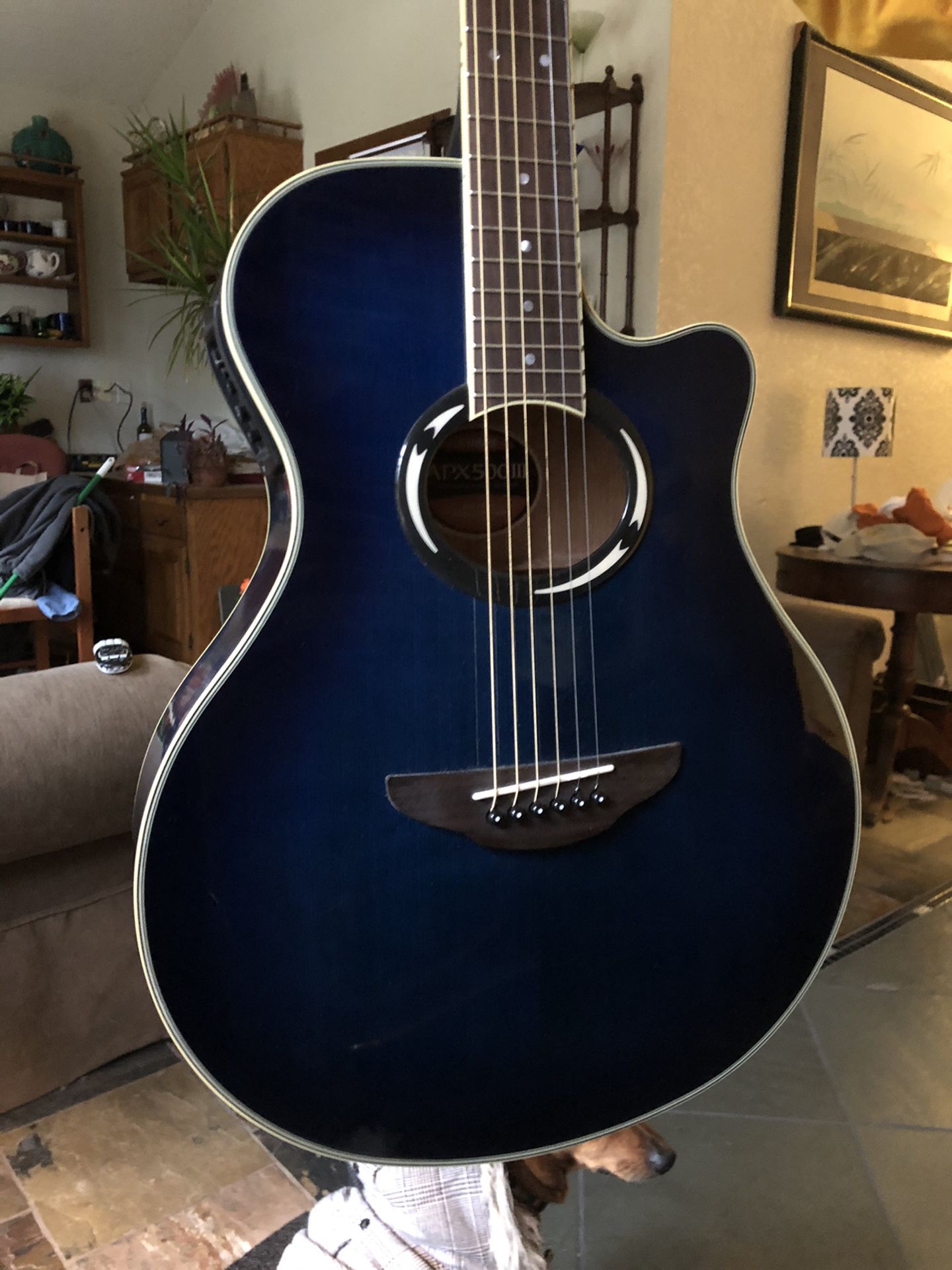 Yamaha Electric Acoustic Guitar - APX500III Electric Blue