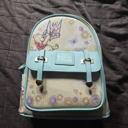 KBNL Winnie The Pooh Vegan Leather Mini Backpack Blue Spring Wondapop
