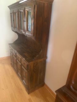 Brown hutch