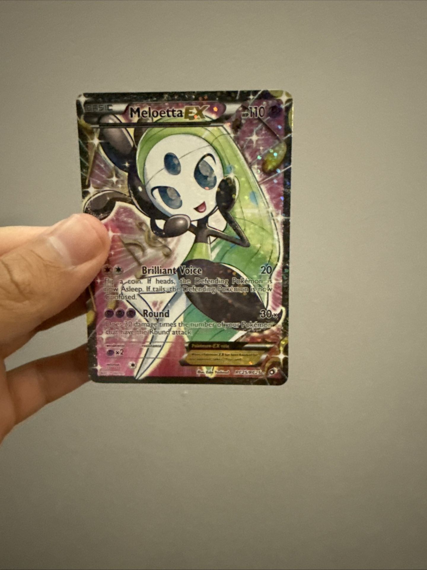 Pokemon (Meloetta EX) Card