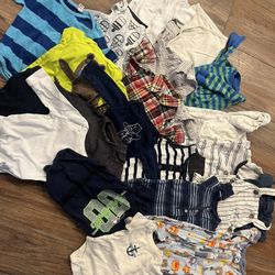 Boys Clothing Lot – Newborn & 0–3 Months