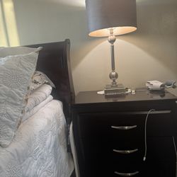 Dark Wood Night Stand