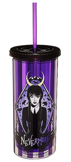 Wednesday Cup with Straw 20 oz. - The Addams Family