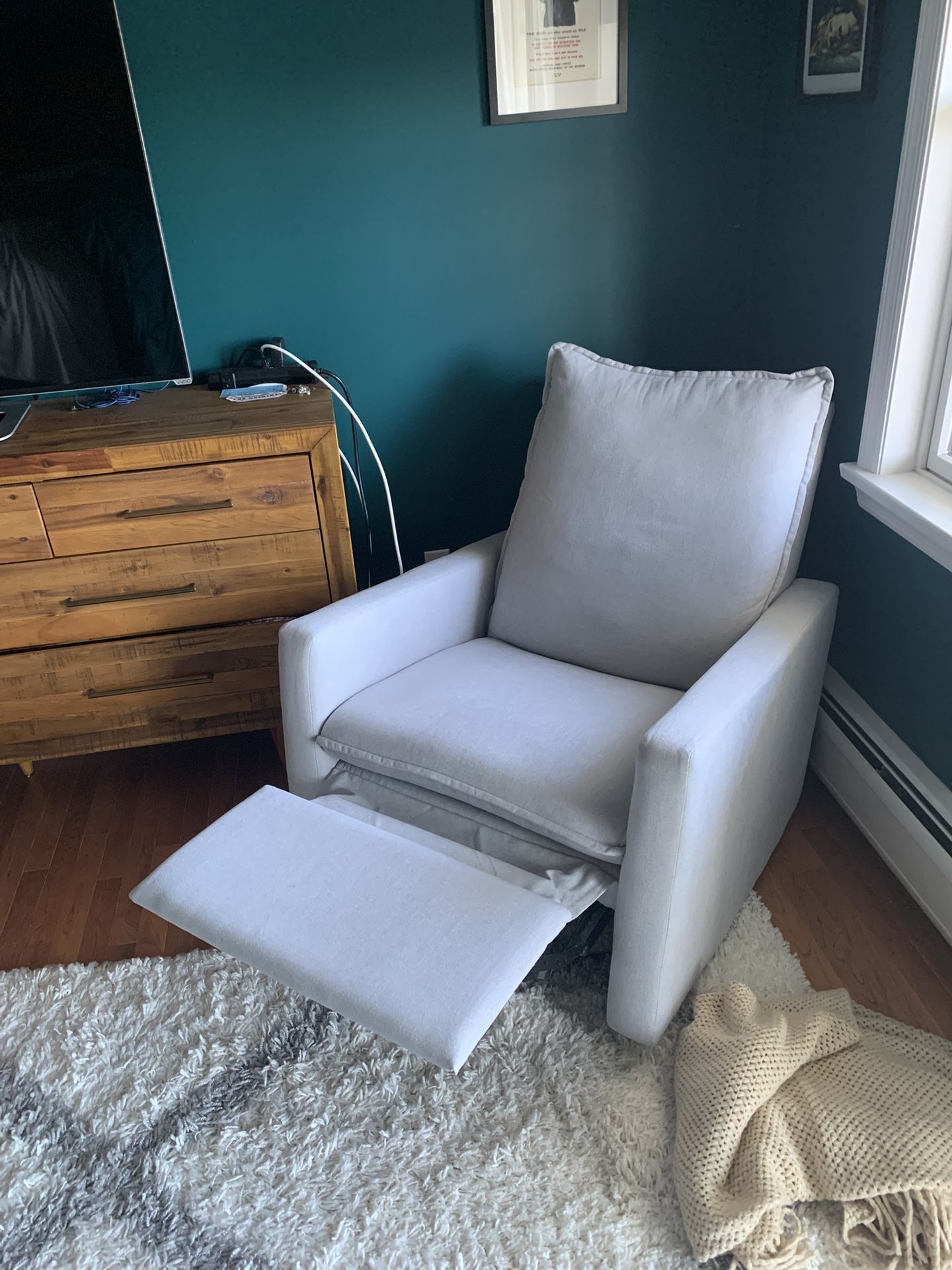 West Elm Paxton Upholstered Recliner