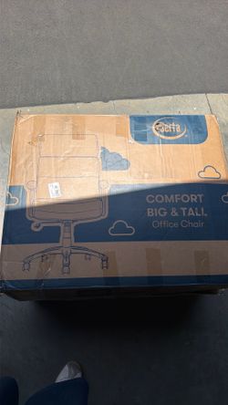 Serta® Comfort Big & Tall Ergonomic Bonded Leather High-Back Executive Office Chair, Black