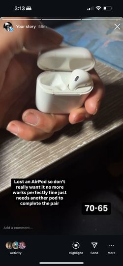 AirPods With Missing Left POD