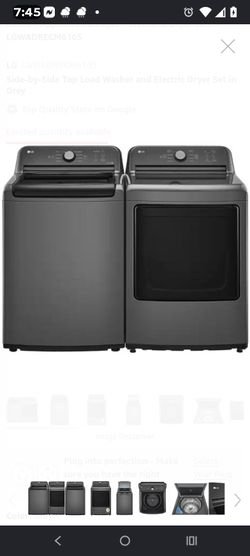 LG washer and dryer