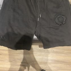 Chrome heart shorts