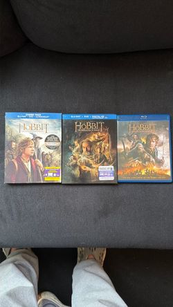 The hobbit triology blu rays