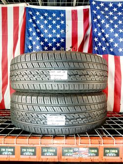 🇺🇸 2 GREAT USED TIRES 265/65R18 NITTO CROSSTEK ALL SEASON 265 65 18