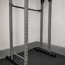 Squat rack and weights