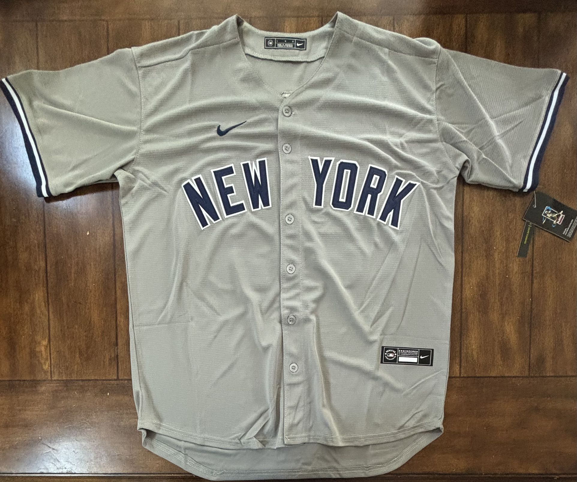 New York Yankees Aaron Judge Gray Away Jersey Adult Large NWT