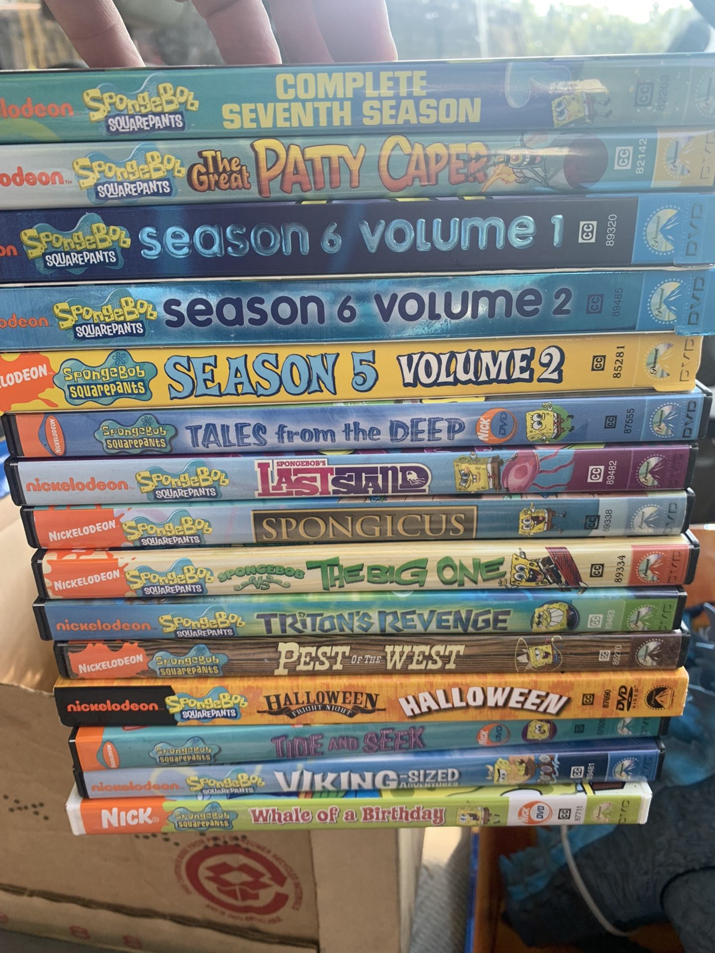 Spongebob Square Pants Dvd Lot