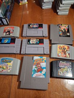 Nintendo games $20 each or if you buy all of them I'll give you a better price