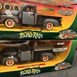 1953 Chevy Pickup  1:24 Scale Jada Road Rats Custom Diecast Truck. New Unopened. $35.00 each. 