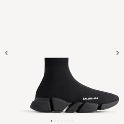 Balenciaga 2.0 Recycled Knit Sneaker Black