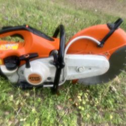 Stihl ts420 concrete saw 