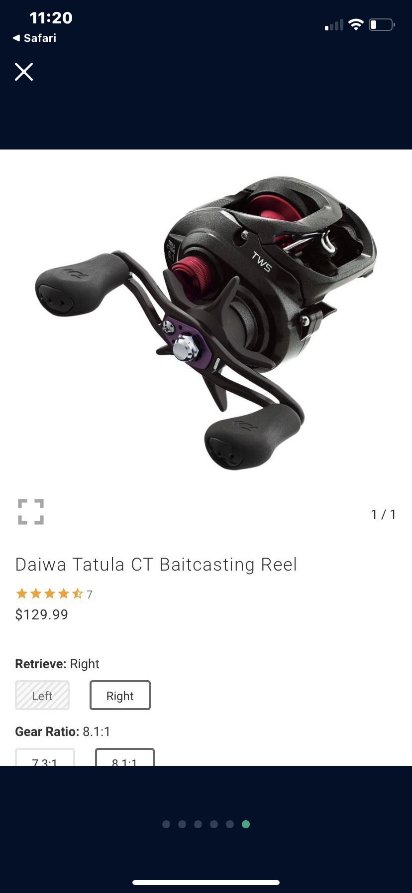 Daiwa Tatula CT 100xs & Sixgill Akylos Baitcast Combo for Sale in
