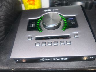 Apollo twin Mk1 (with Apple thunderbolt 2 and Apple thunderbolt to usb c)
