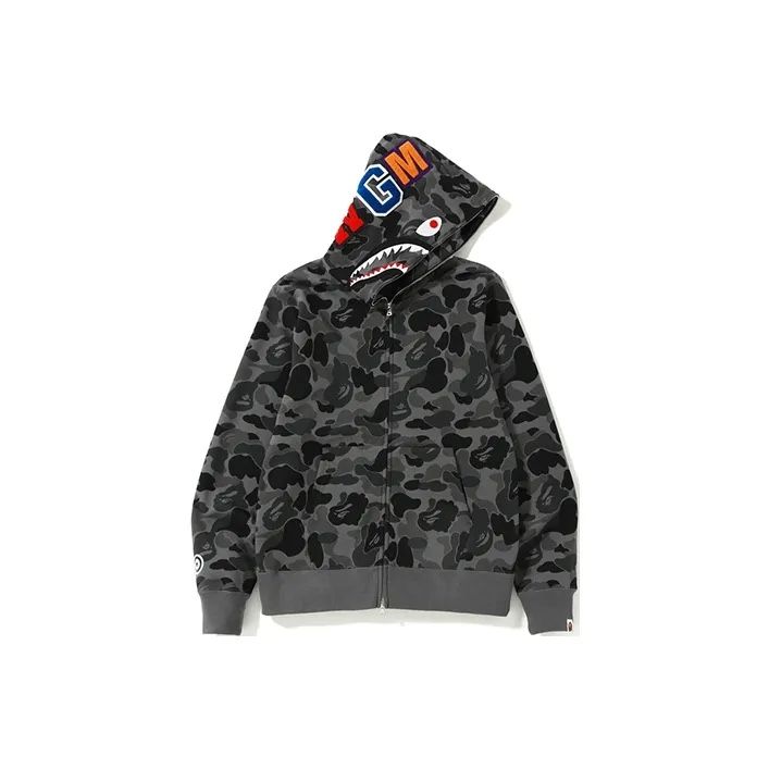 Bape ABC Camp Shark Fullzip  Black