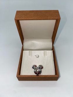 Pandora Disney Mickey Mouse Christmas Wreath Charm (Sterling)