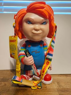 Voice activated Chucky Popcorn Bucket NWT