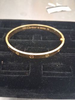Bangle bracelet 18kt yellow gold