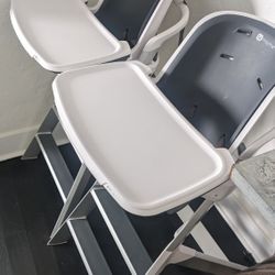 Two 4-Moms High Chairs