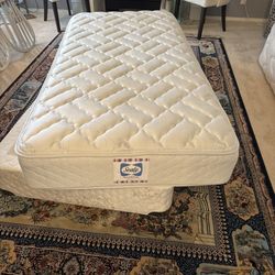 Twin Mattress/box Spring /metal Frame