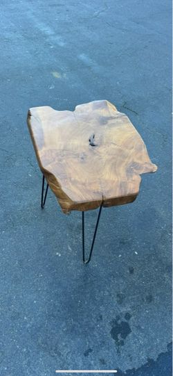 Wood end tables