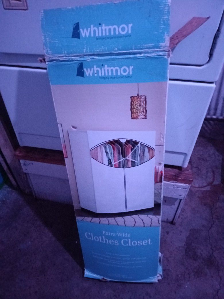 Whitmor Extra Wide Clothes Closet