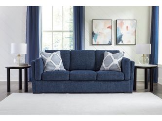 Evansley Navy Sofa (Online Special Price)