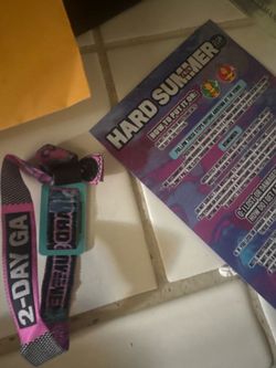 HARD Summer 2026 2-Day GA wristband.