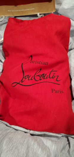 Christian Louboutin LV Black And Red Pumps