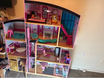 KidKraft Shimmer Mansion Wooden Dollhouse
