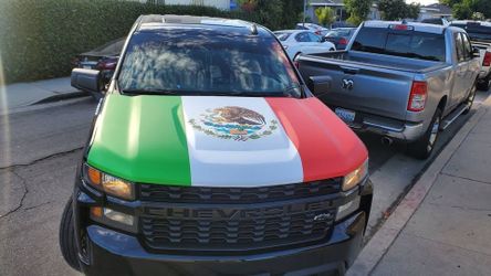 Mexico Hood Wrap  vinyl sticker