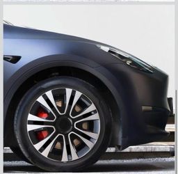 Black with Silver Hubcap Wheel Cover Replacement Kit 13" Hub Caps Wheel Rim Cover Car Exterior Accessories Pack of 4, 13 Inches