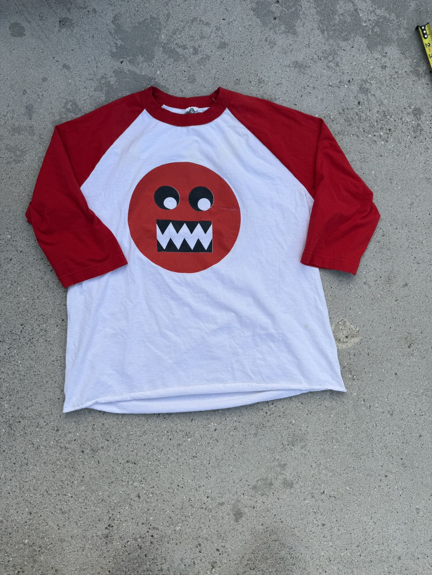 J Balvin red and white baseball tee size XL