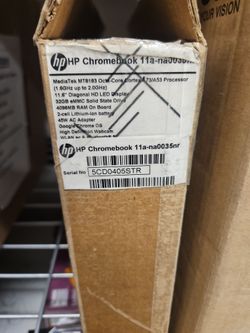 HP 11.6" Chromebook Laptop, 32GB Storage, Ash Gray (11a-na0035nr