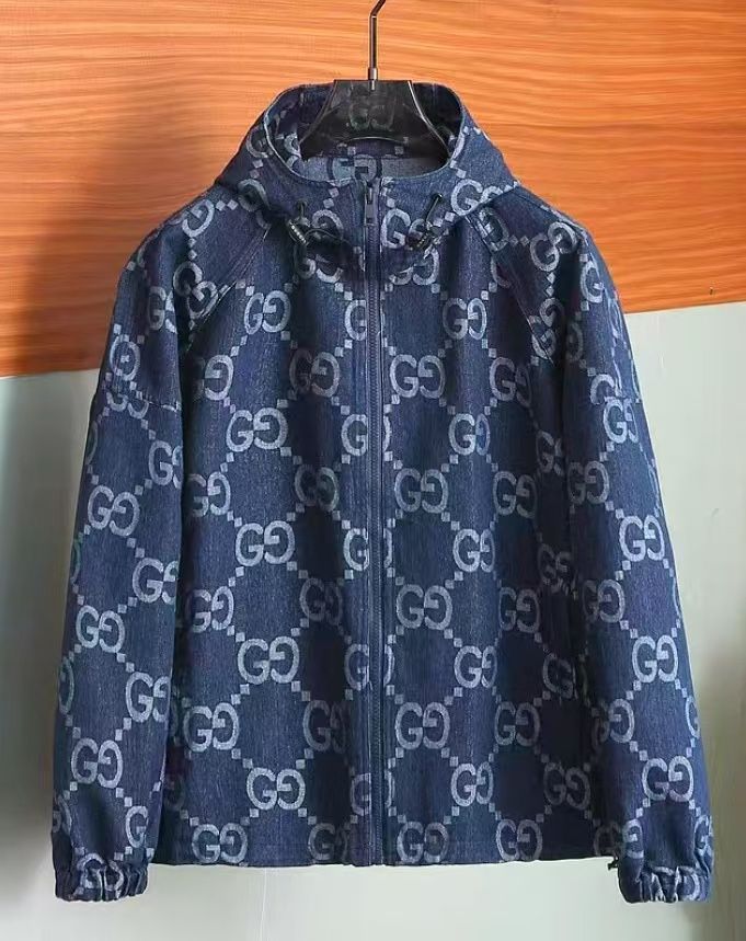 Gucc i 2025 Early Autumn New Hooded Jacket