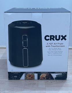 Crux 3.7-Quart Touchscreen Electric Air Fryer