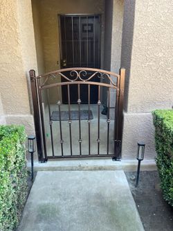 Decorative Wrought Iron Garden Gate