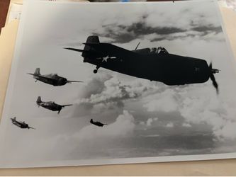 Grumman Wildcat photographs 3 8x10’s