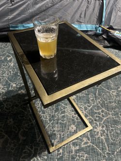 Stone/marble Top C Shape Table 