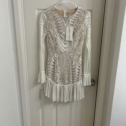 White Lace Dress - Saints + Secrets
