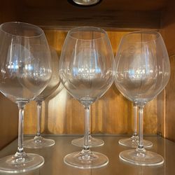 Lenox Red & White Wine Glasses