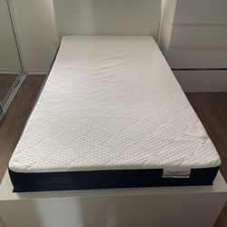 Used IKEA Bed Frame & Novaform Mattress 