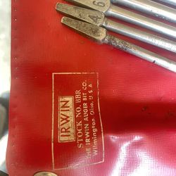 Irwin Auger Drill Brace Bits